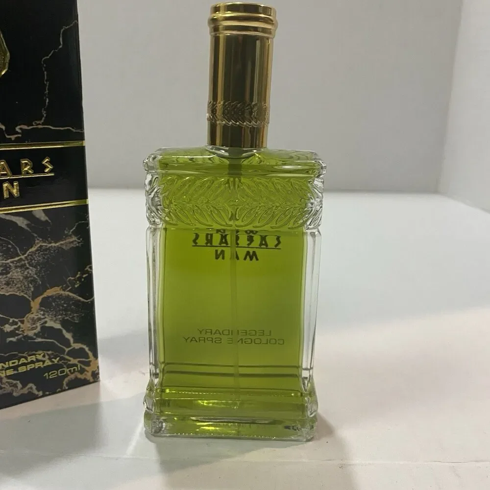 Vintage DISCONTINUED Caesar's Man LEGENDARY Cologne Spray 4fl Oz Open Box
